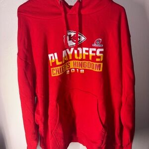 fanatics chiefs kingdom 2018 kanas city chiefs playoff hoodie 2XL